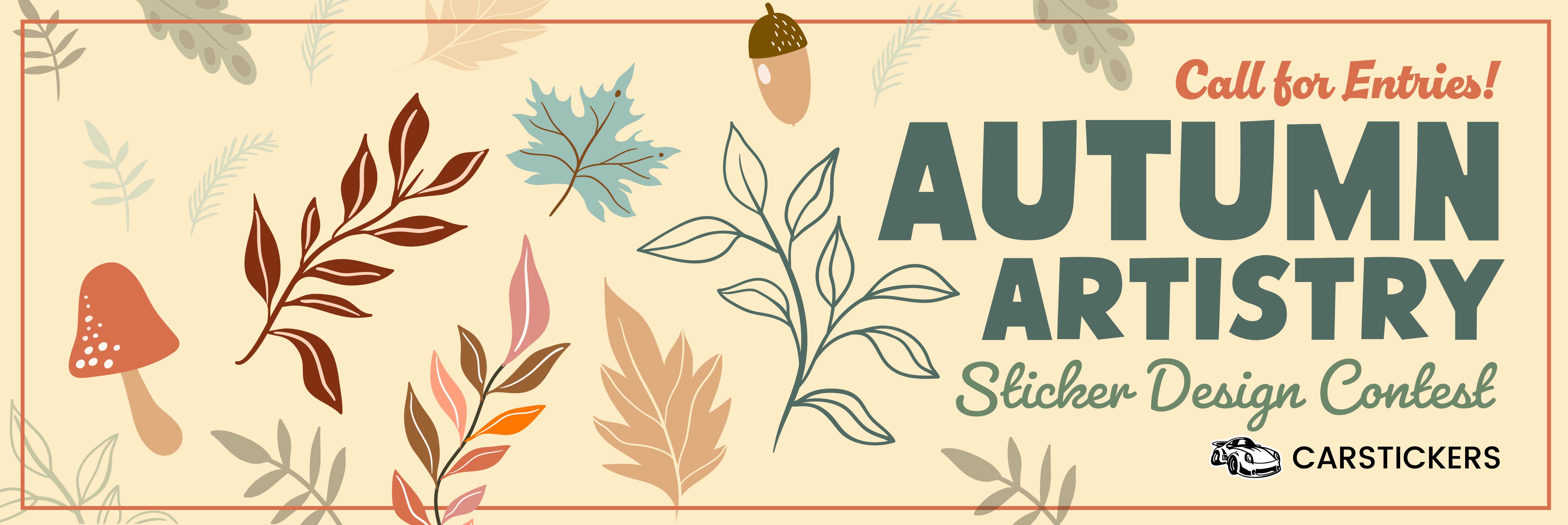 Autumn Artistry Sticker Design Contest