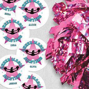 Cheer Magic Allstars Circle Stickers