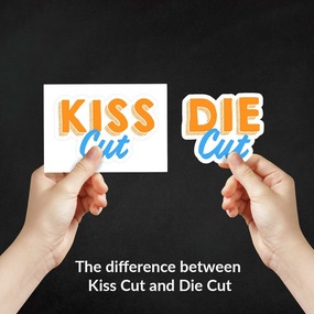 Difference Between Kiss Cut and Die Cut Stickers