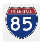 Fernando's review of Interstate 85 Sign Sticker