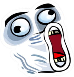 LOL Trollface Meme Sticker