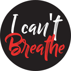 I Can't Breathe, Black Lives Matter Circle Sticker