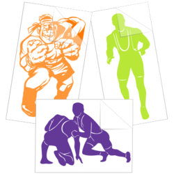 Wrestling Stickers