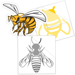 Bee Stickers