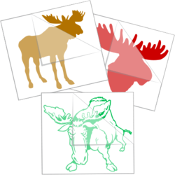 Moose Stickers