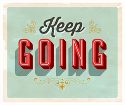 Keep Going Sticker