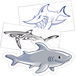 Shark Stickers