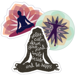 Yoga Stickers