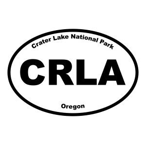 Crater Lake National Park Oval Sticker