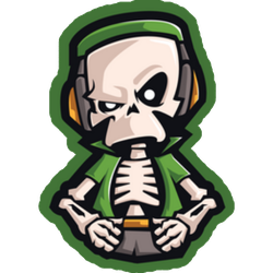 Skull Gamer E Sports Logo