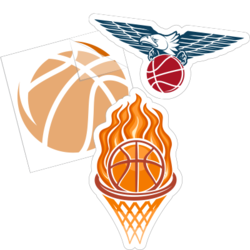 Basketball Stickers