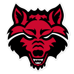 Arkansas State Red Wolves NCAA Logo Sticker