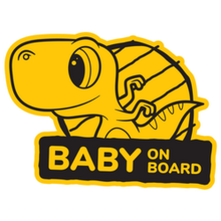 Baby Dinosaur Baby On Board Sticker