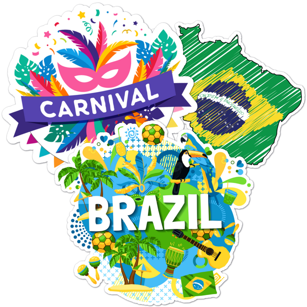 Brazil Stickers