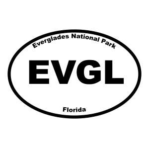 Everglades National Park Oval Sticker