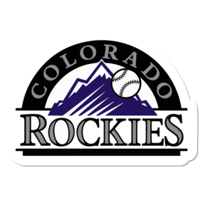 Colorado Rockies MLB Logo Sticker