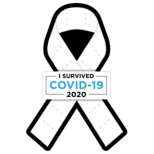 Coronavirus Toilet Paper Ribbon Sticker