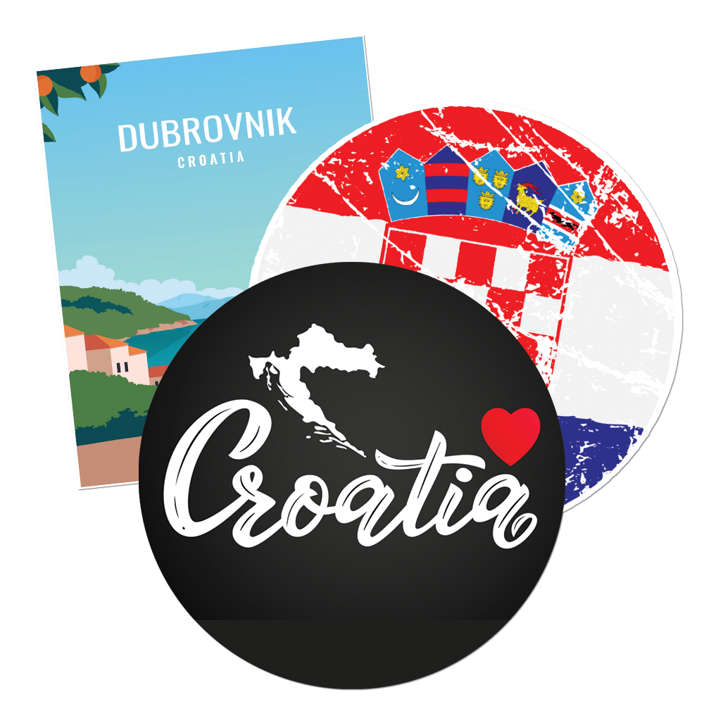 Croatia Stickers