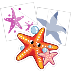 Starfish Stickers