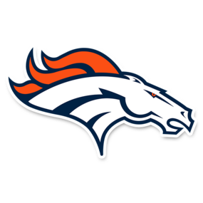 Denver Broncos NFL Logo Sticker