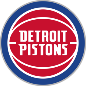 Detroit Pistons NBA Logo Sticker