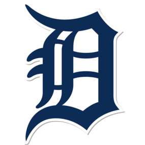 Detroit Tigers MLB Logo Sticker