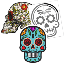 Day of the Dead Stickers