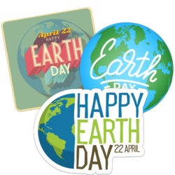 Earth Day Stickers