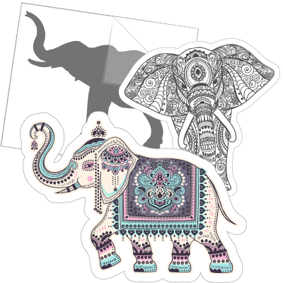 Elephant Stickers