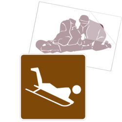 Sledding Stickers