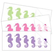 Family Stickers - Seahorses