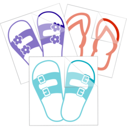 Flip Flop Stickers