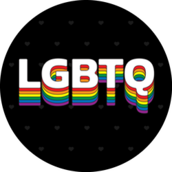 Happy Pride Day Lgbtq Rainbow Lettering Sticker 