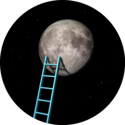 Ladder To The Moon Sticker