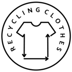 Linear Icon Recycling Clothes Sticker