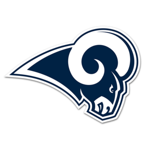 Los Angeles Rams NFL Logo Sticker