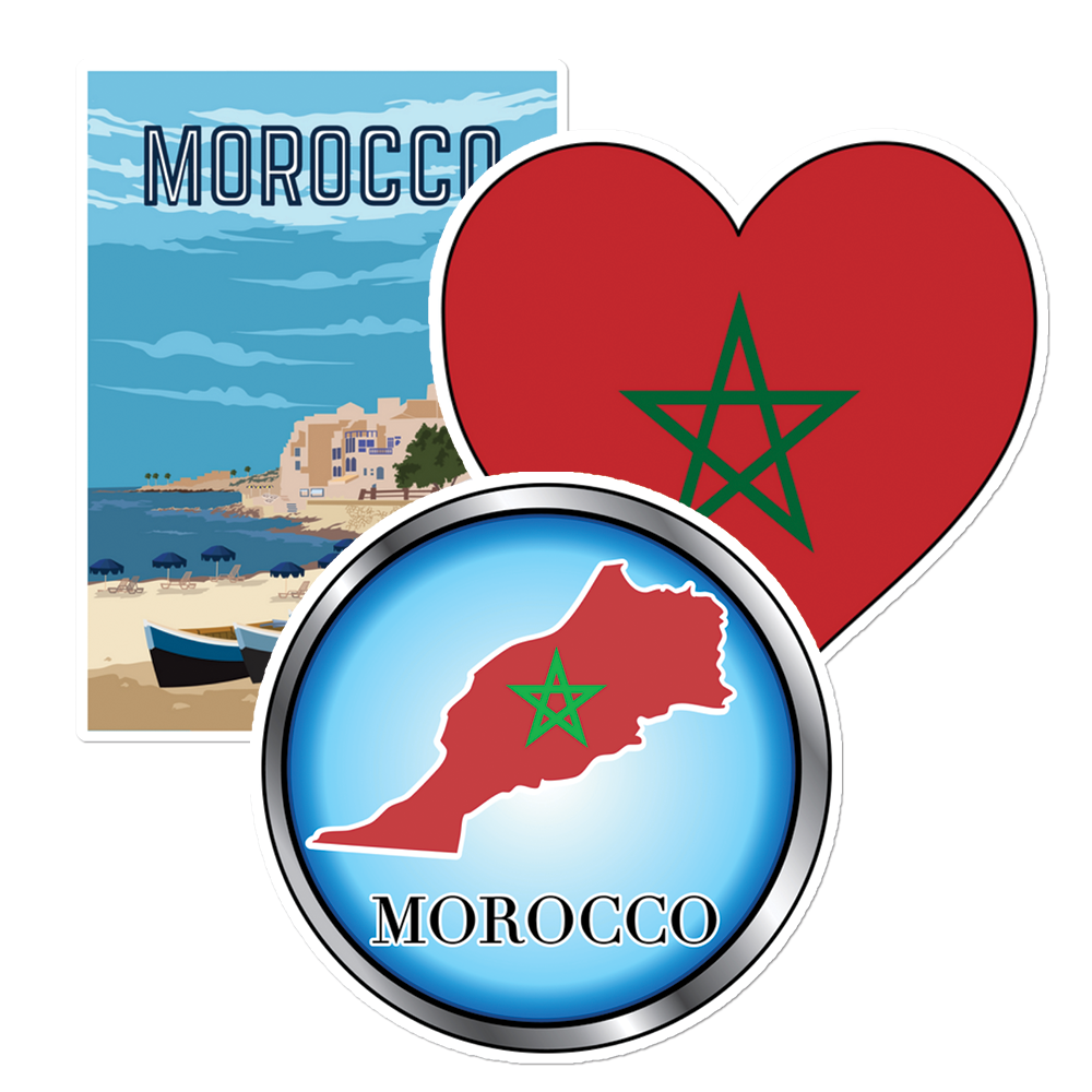 Morocco Stickers