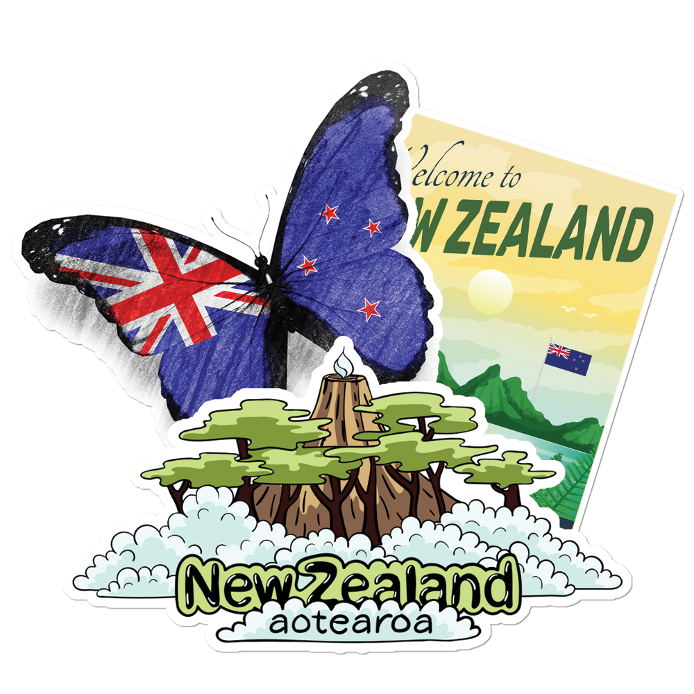 New Zealand Stickers