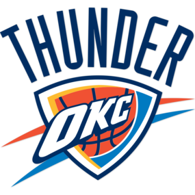 Oklahoma City Thunder NBA Logo Sticker