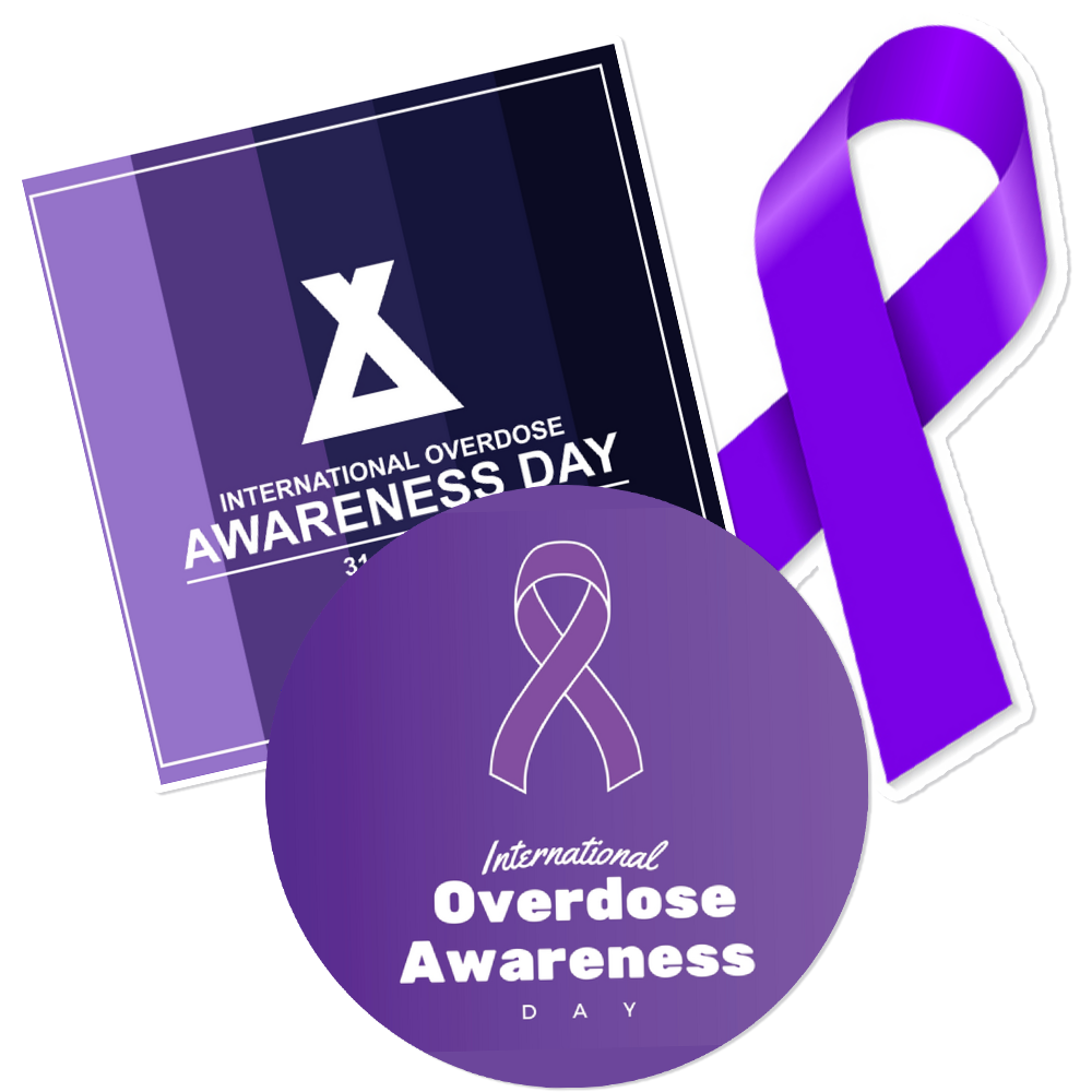 Overdose Awareness Stickers