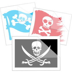 Pirate Flag Stickers