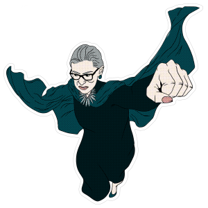 RBG Superhero Sticker