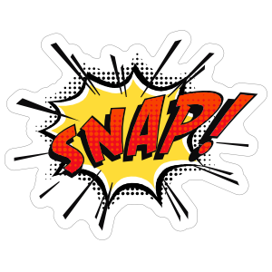 Snap Comic Sticker