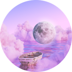 Surreal Dream Cloud Moon Sticker